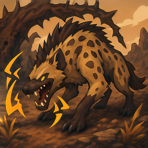 Maddened Hyena